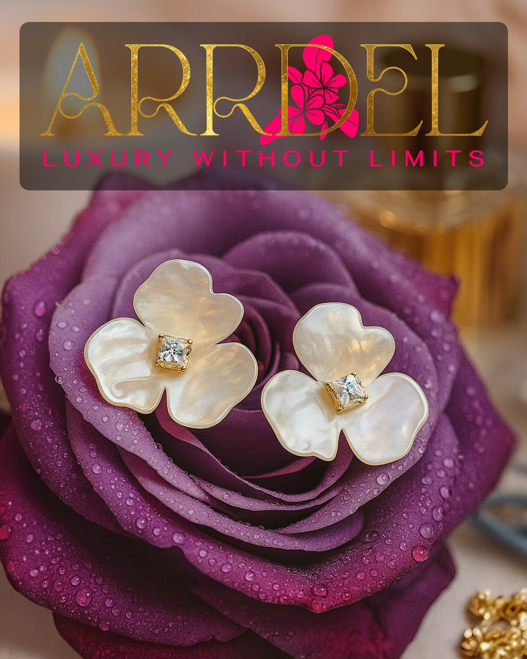 Éclat Petal Earrings | Stainless Steel