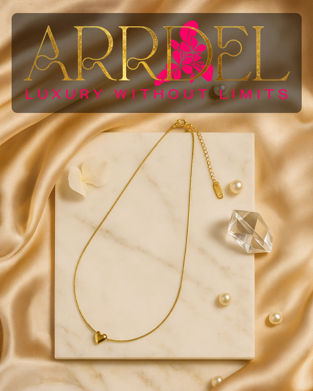 Eterna Heart Chain | Stainless Steel