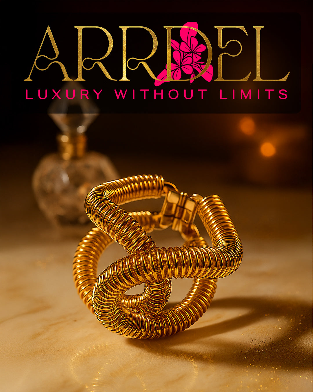 The Coil of Elegance Bracelet | Stainless Steel