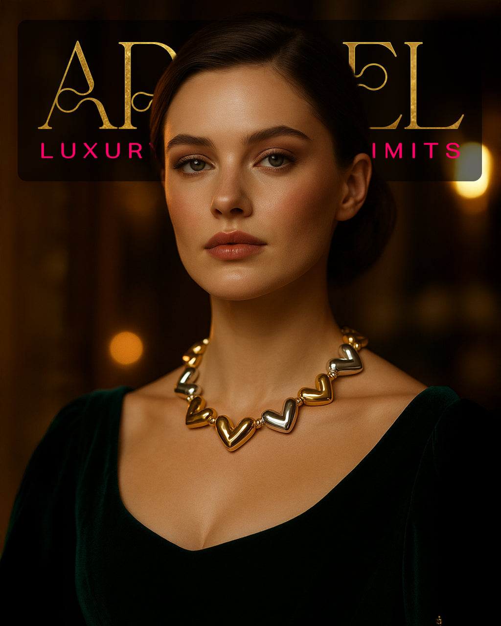 The Dual Heart Necklace | Stainless Steel